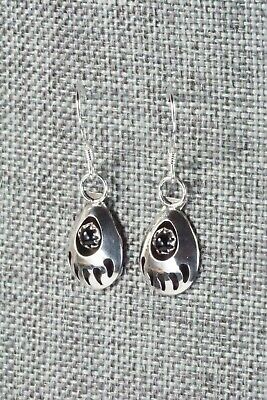 Onyx & Sterling Silver Earrings - Leta Parker