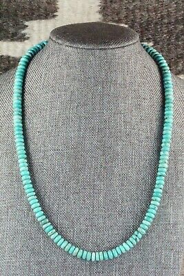 Turquoise & Sterling Silver Necklace - Navajo