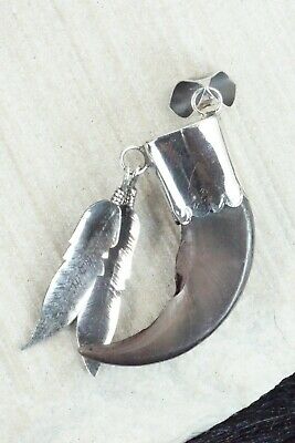 Turquoise and Sterling Silver Pendant - Ernest Hawthorne