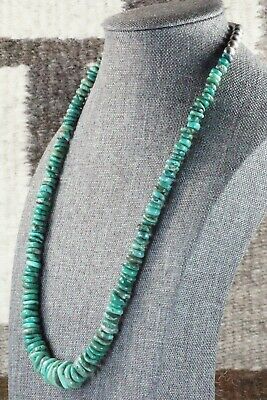 Turquoise & Sterling Silver Necklace - Navajo