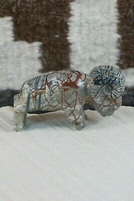 Ram Zuni Fetish Carving - Kevin Quam - High Lonesome Trading