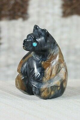 Bear Zuni Fetish Carving - Ronnie Lunasee - High Lonesome Trading