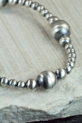 Sterling Silver Navajo Pearl Necklace - Jan Mariano