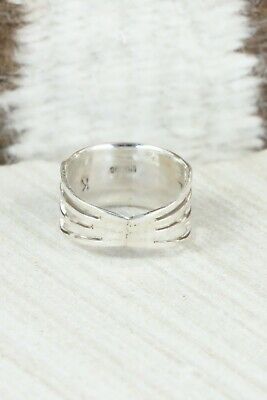 Turquoise & Sterling Silver Ring - Claresse Kylestewa - Size 6.75