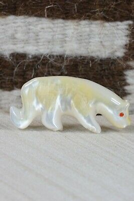 Mountain Lion Zuni Fetish Carving - Andres Quandelacy
