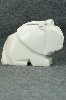 Lion Zuni Fetish Carving - Gilbert Lonjose