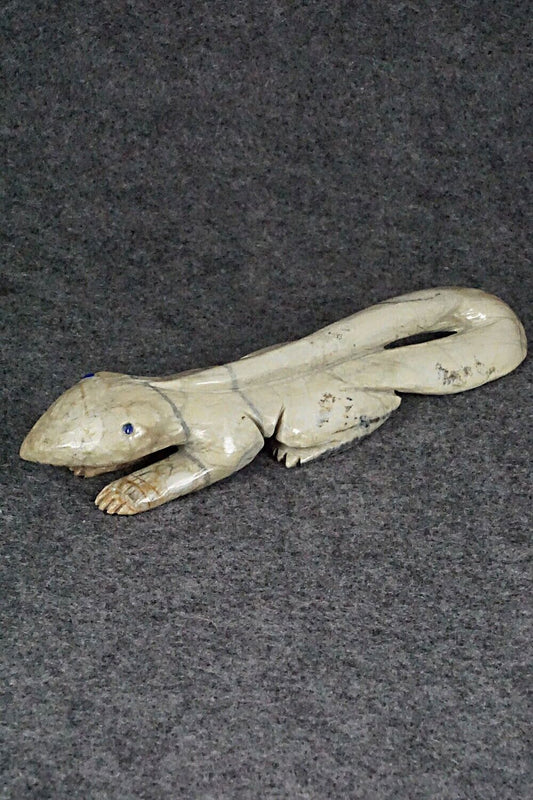 Lizard Zuni Fetish Carving - Jonas Hustito