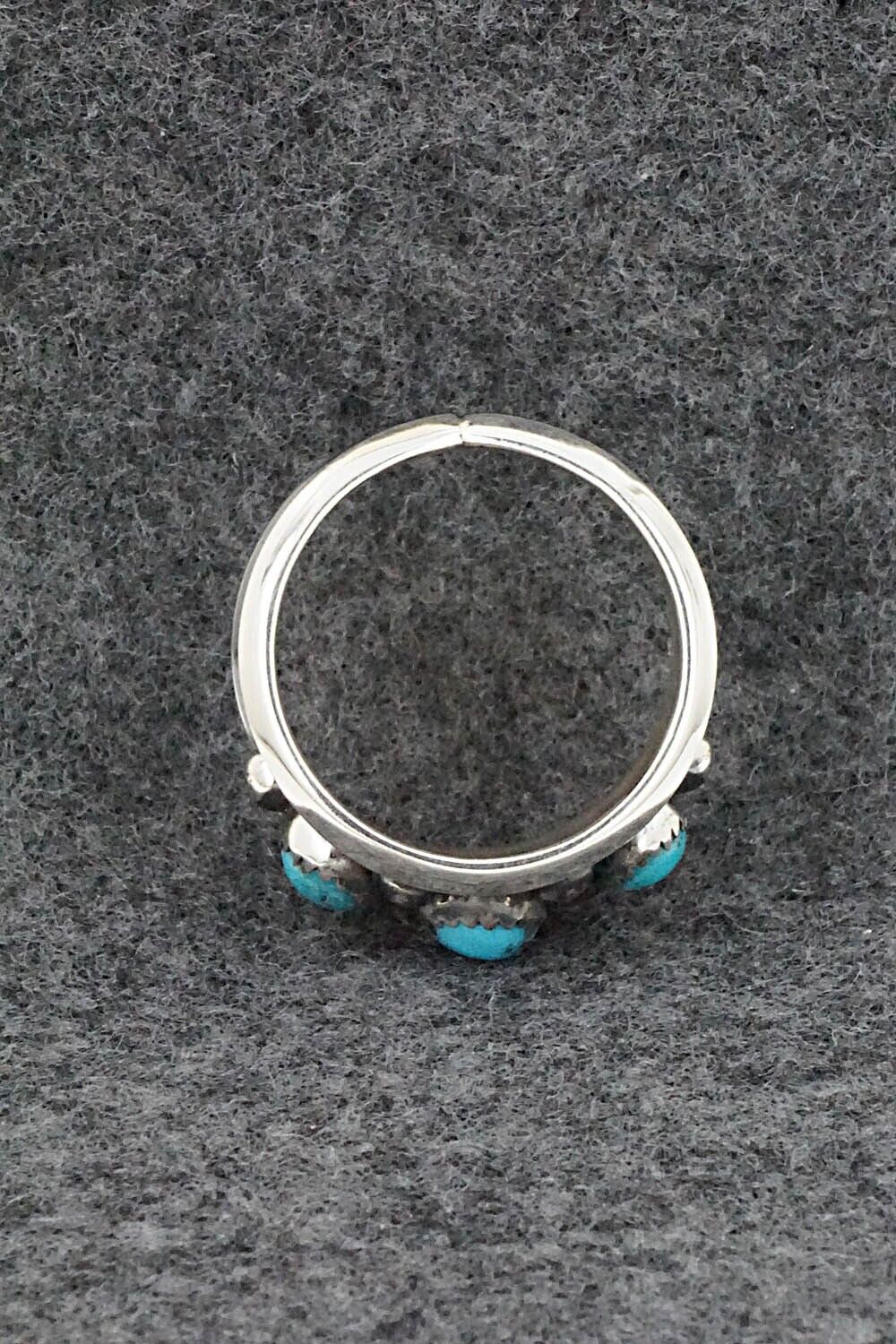 Turquoise & Sterling Silver Ring - Paul Largo - Size 9