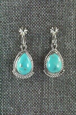 Navajo Turquoise & Sterling Silver Earrings - Sharon McCarthy