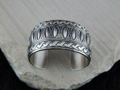Navajo Sterling Silver Bracelet - Raymond Delgarito - High Lonesome Trading