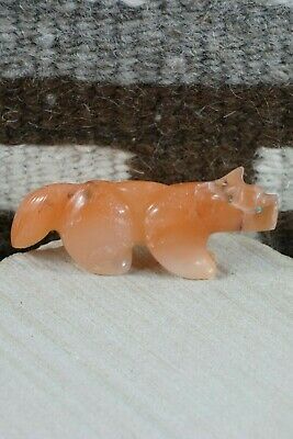 Wolf Zuni Fetish Carving - Rosella Soseeah - High Lonesome Trading
