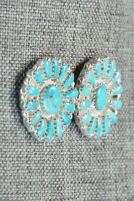 Turquoise & Sterling Silver Earrings - Donovan Wilson