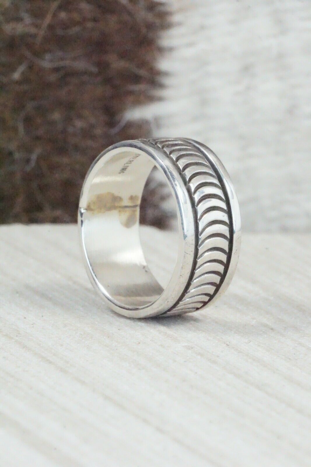 Sterling Silver Ring - Bruce Morgan - Size 9.25