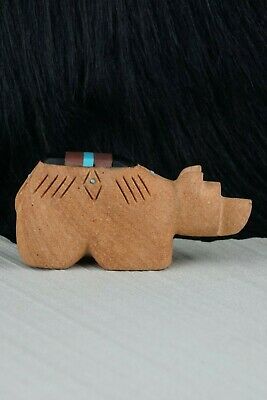 Bear Zuni Fetish Carving - Brandon Phillips - High Lonesome Trading