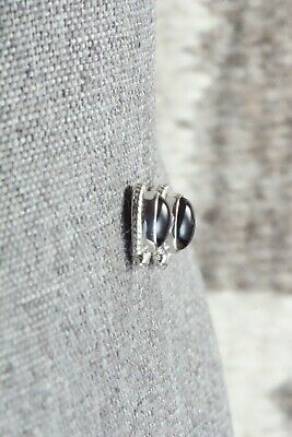 Onyx & Sterling Silver Earrings - Sharon McCarthy