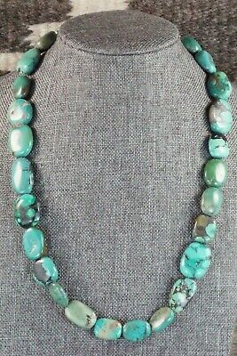 Turquoise & Sterling Silver Necklace - Navajo