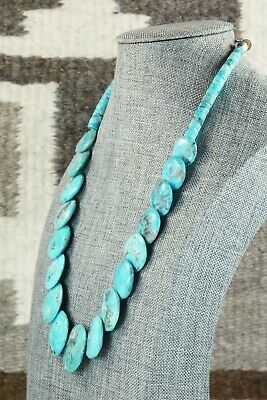 Turquoise & Sterling Silver Necklace - Joe Garcia