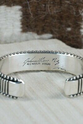 Navajo Sterling Silver Bracelet - Jonathan Nez