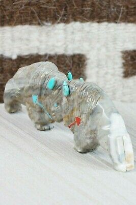 Buffalo Zuni Fetish Carving - Kevin Quam - High Lonesome Trading