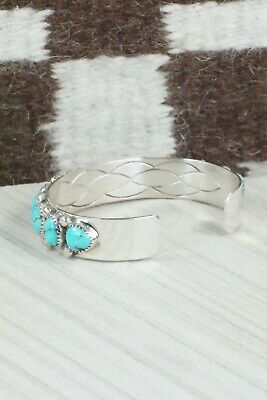 Turquoise & Sterling Silver Bracelet - Darlene Begay
