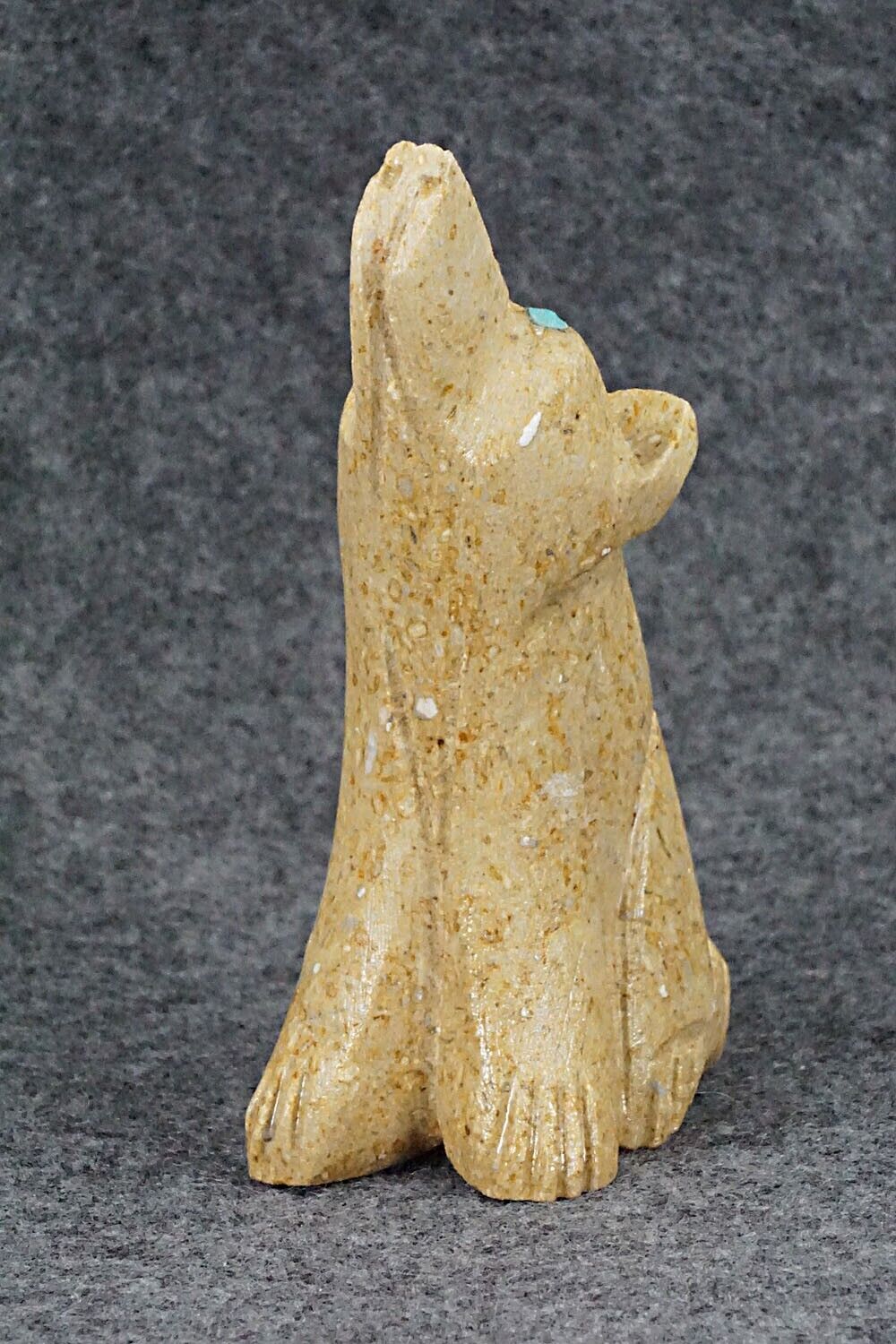 Wolf Zuni Fetish Carving - Louise Ponchuella