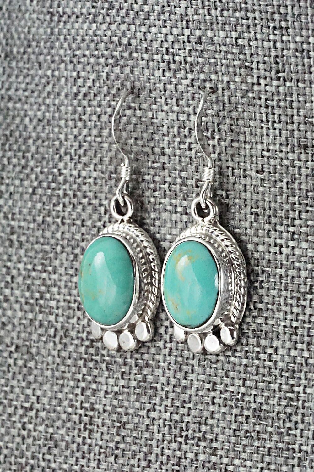 Turquoise and Sterling Silver Earrings - Sharon McCarthy