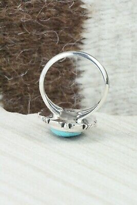 Turquoise & Sterling Silver Ring - Daniel Benally - Size 9