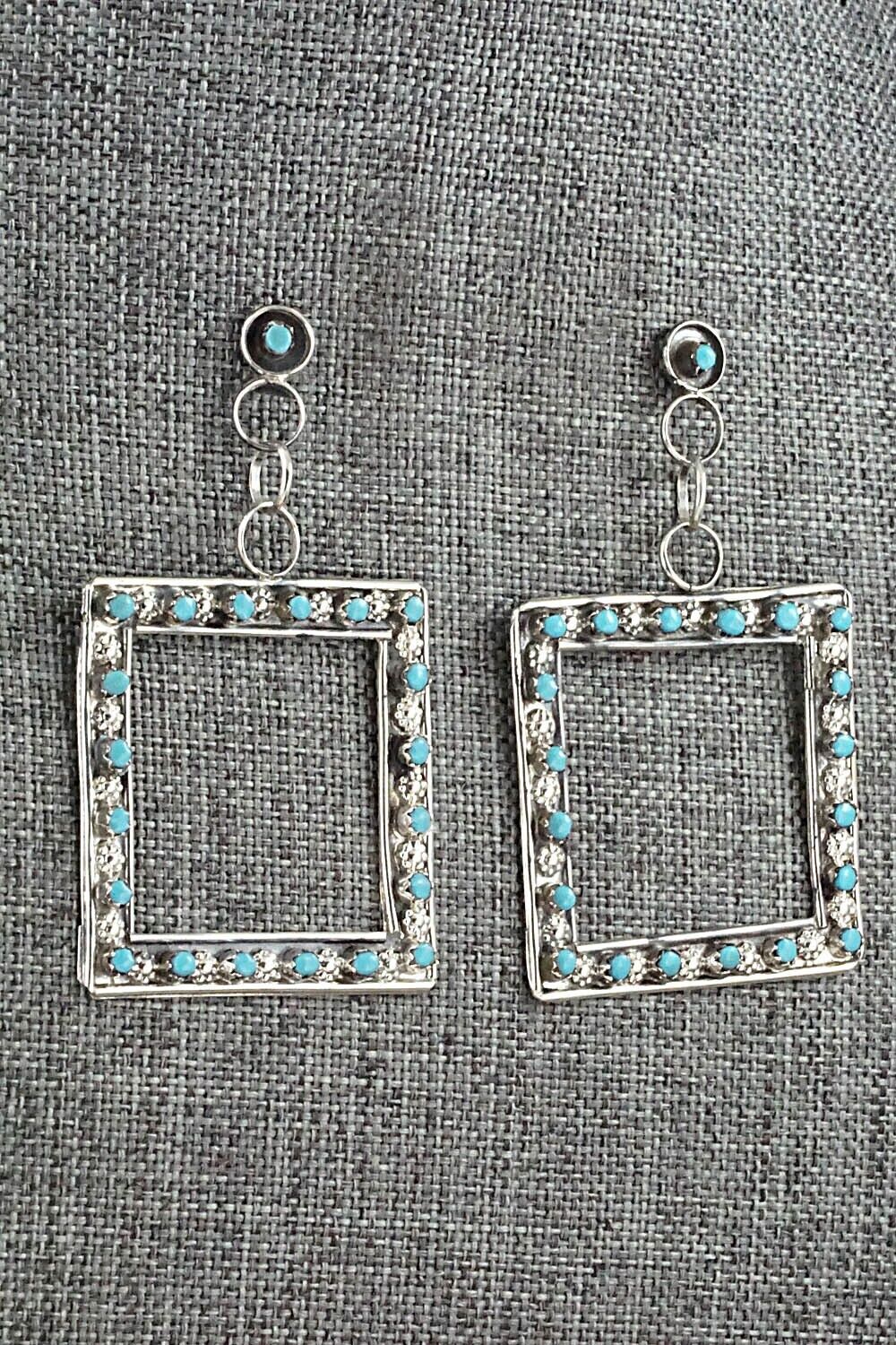 Turquoise & Sterling Silver Earrings - Marlon Quam