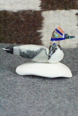 Duck Zuni Fetish Carving - Sullivan Shebola - High Lonesome Trading