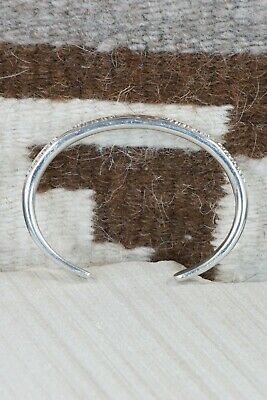 Navajo Sterling Silver Bracelet - Elaine Tahe