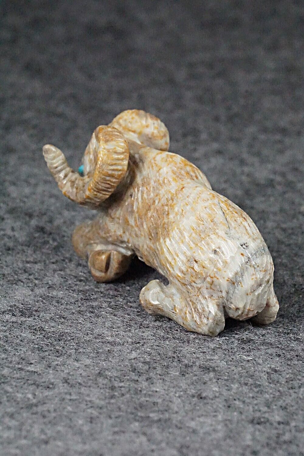 Ram Zuni Fetish Carving - Wilfred Cheama