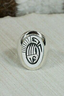 Navajo Sterling Silver Ring - Calvin Peterson - Size 11