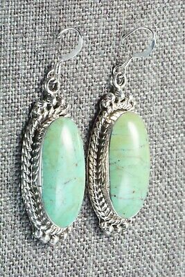 Turquoise & Sterling Silver Earrings - Greg Yazzie