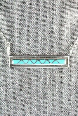 Turquoise & Sterling Silver Necklace - Laurie Kallestewa - High Lonesome Trading