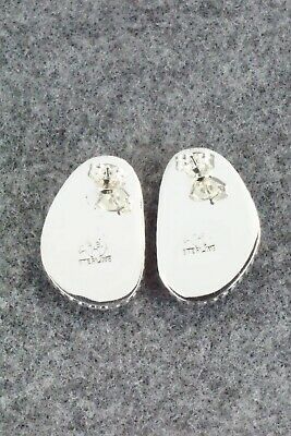 Turquoise & Sterling Silver Earrings - Verley Betone - High Lonesome Trading