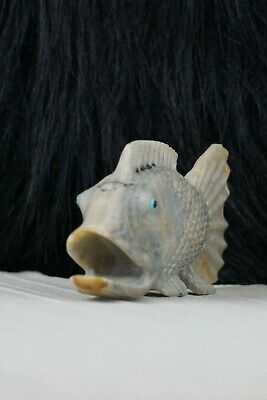 Bass Fish Zuni Fetish - Glendon Lasiloo - High Lonesome Trading