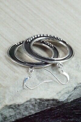 Sterling Silver Earrings - Jonathan Nez