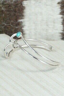Turquoise & Sterling Silver Bracelet - Yolanda Skeets - High Lonesome Trading