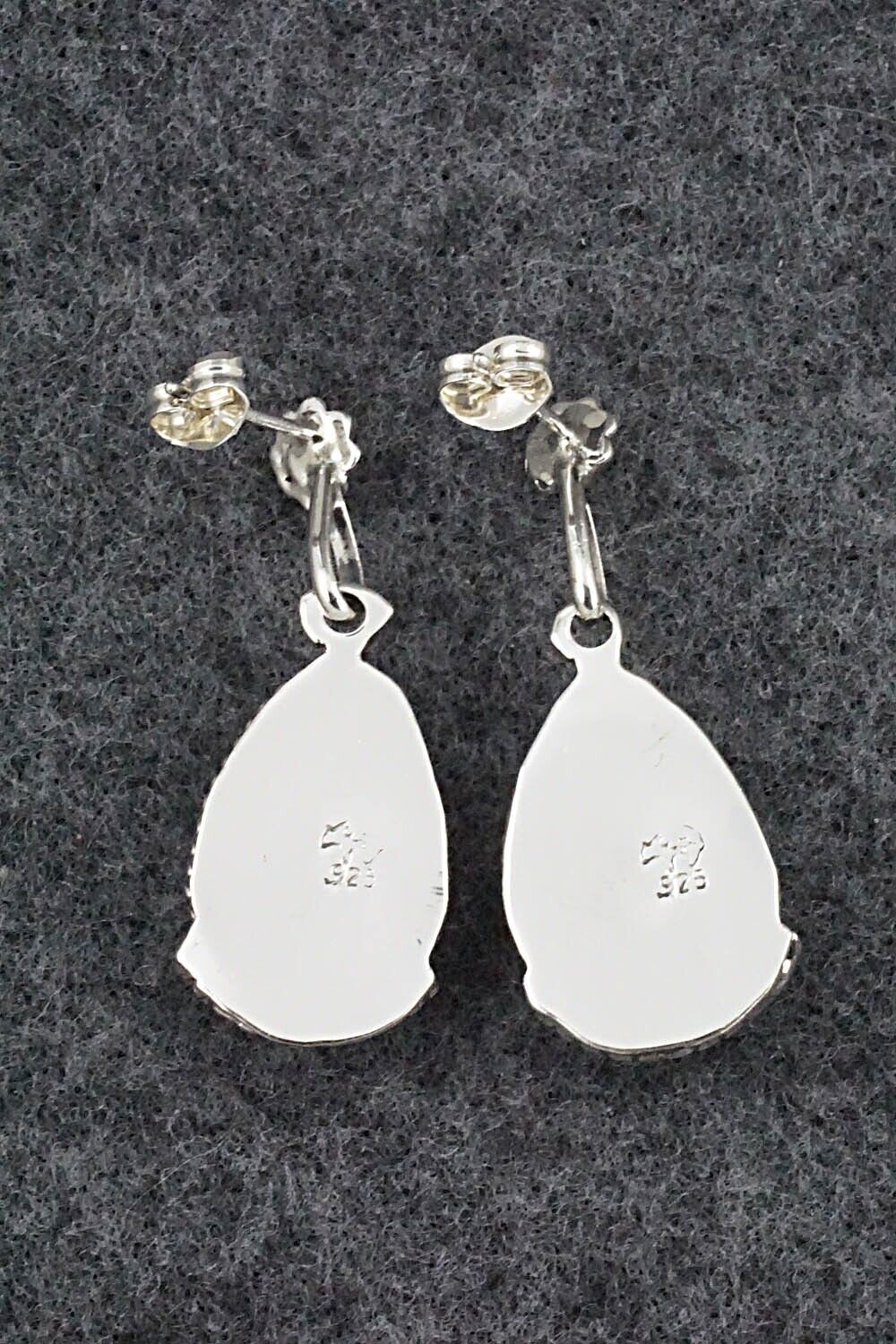 Turquoise and Sterling Silver Earrings - Sharon McCarthy