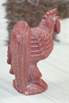 Rooster Zuni Fetish Carving - Derrick Kaamasee - High Lonesome Trading