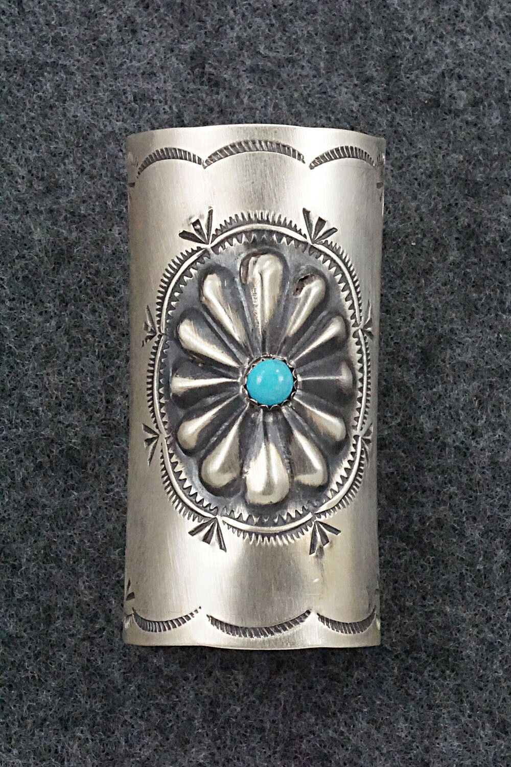 Turquoise & Sterling Silver Hair Pin - Arlene Soce