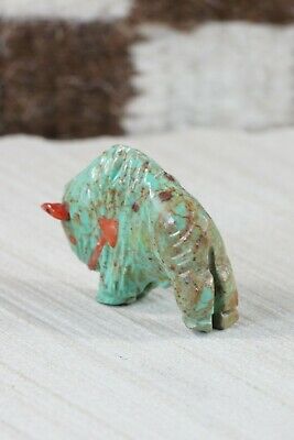 Buffalo Zuni Fetish Carving - Andres Quandelacy
