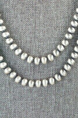 Sterling Silver Navajo Pearl Necklace - Jan Mariano