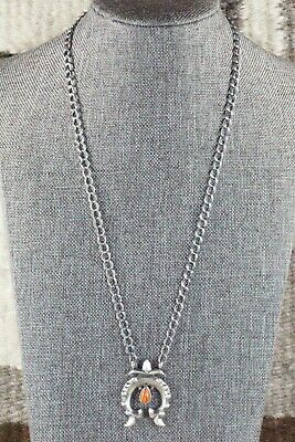 Spiny Oyster & Sterling Silver Necklace - Sharon McCarthy