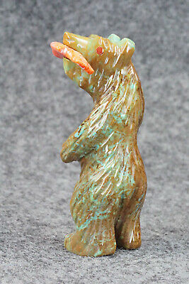 Bear Zuni Fetish Carving - Andres Quandelacy