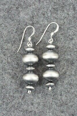 Sterling Silver Navajo Pearl Earrings - Preston Haley