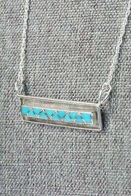 Turquoise & Sterling Silver Necklace - Laurie Kallestewa