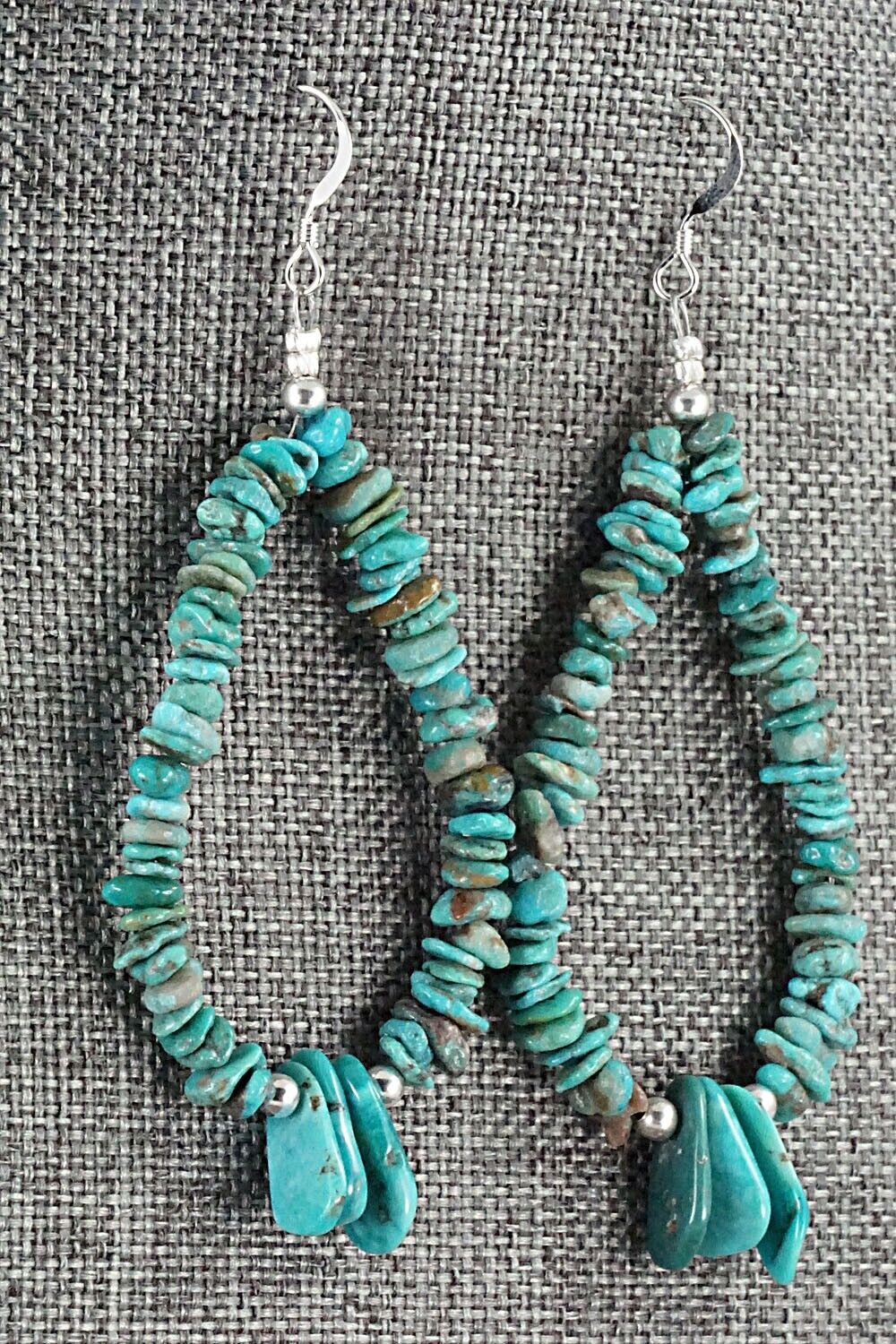 Turquoise & Sterling Silver Earrings - Tammy Nolcot
