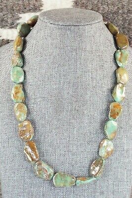 Turquoise & Sterling Silver Necklace - Navajo