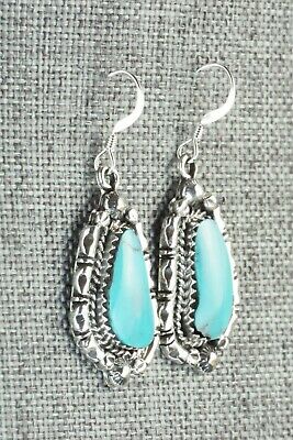 Turquoise & Sterling Silver Earrings - Annie Spencer
